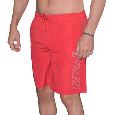 Everlast Logo Swim Shorts Vermelho