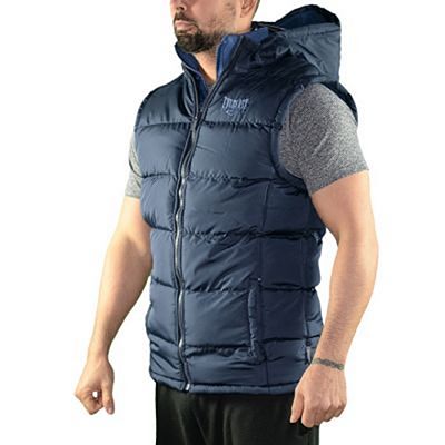 Everlast Mens 2 Zip Gilet Azul Marino