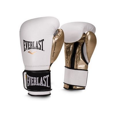 Everlast Powerlock Pro Training Gloves Velcro Blanco-Oro