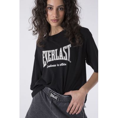 Everlast T-Shirt Jersey Logo Ladies Black
