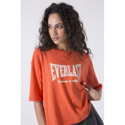Everlast T-Shirt Jersey Logo Ladies Orange
