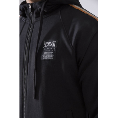 Everlast Zip Hoodie Rayas Black