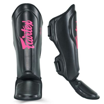 Fairtex X Booster Shinguard Negro-Rojo