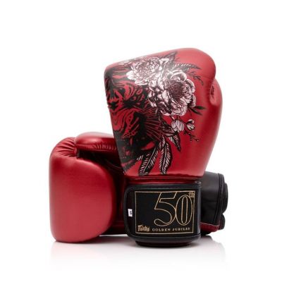 Fairtex Golden Jubilee Boxing Glove Red