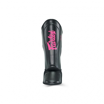 Fairtex X Booster Shinguard Negro-Rojo