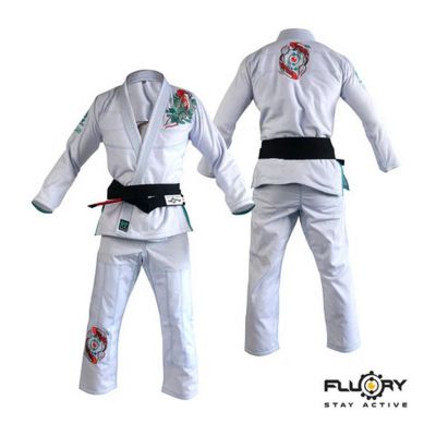 Fluory Koi Fish BJJ GI Bianco