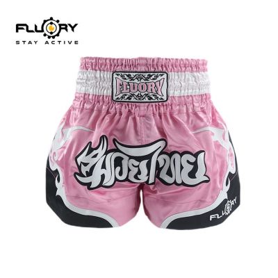 Fluory Muay Thai Short MTSF53 Pink