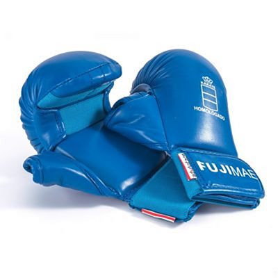 FUJIMAE Advantage Karate Mitts With Thumb RFEK Blue