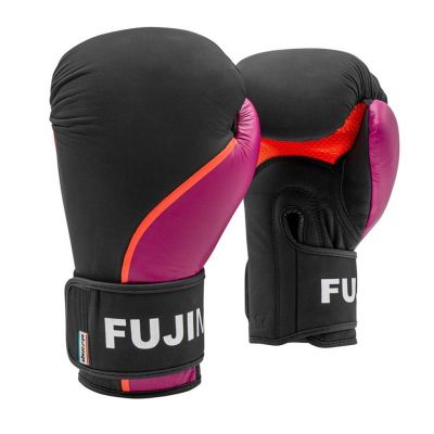 FUJIMAE Advantage Leather Boxing Gloves 3 QS Svart-Orange