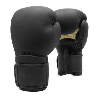 FUJIMAE Boxing Gloves Advantage Leather 2 QS Black