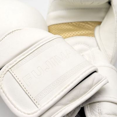 FUJIMAE Boxing Gloves Advantage Leather 2 QS Bianco