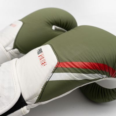 FUJIMAE Boxing Gloves ProSeries 2.0 Leather Grün-weiß