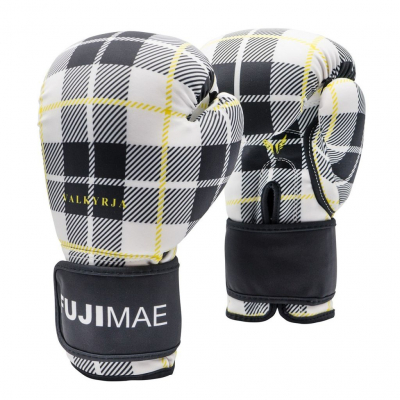 FUJIMAE Boxing Gloves Valkyrja Blanco-Negro