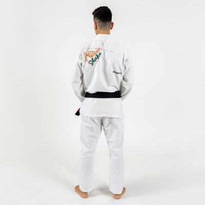 FUJIMAE Brazilian Jiu Jitsu Gi Shaka 20 Bianco-Verde