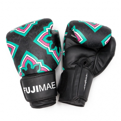 FUJIMAE Guantes Boxeo SakYant Primeskin II Black-Green