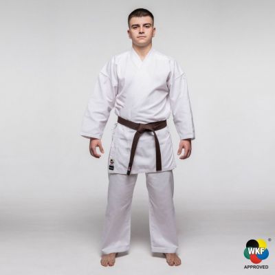FUJIMAE Karate Gi Basic Adult Fehèr