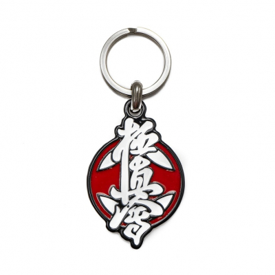 FUJIMAE Metal Key Ring Svart-Röd