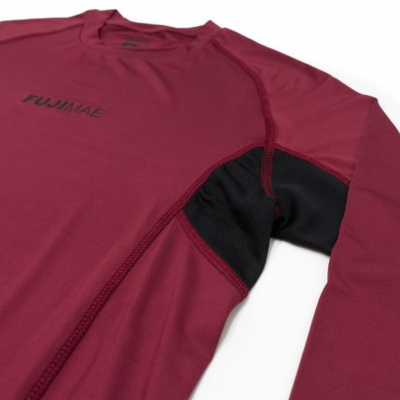 FUJIMAE ML Training Rashguard Red-Black