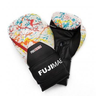 FUJIMAE Proseries 2.1 Primeskin Boxing Gloves White-Multicolored