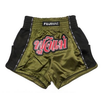 FUJIMAE Prowear Thai Shorts Vert-Rouge