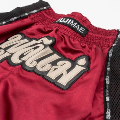 FUJIMAE Prowear Thai Shorts Rojo-Marron