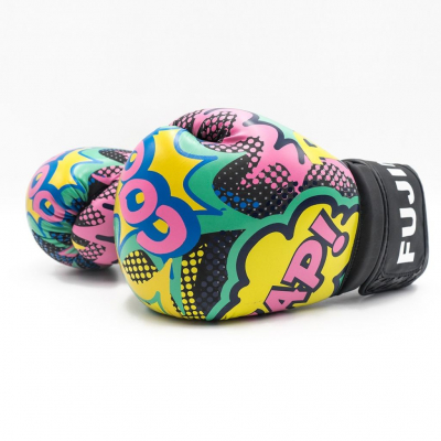 FUJIMAE Radikal Young Guns Boxing Gloves Noir-Multicolore