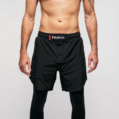 FUJIMAE Shorts No-Gi Training Schwarz