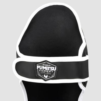 Fumetsu Shield Shin-Instep Guards Preto-Branco