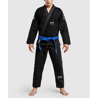 Gr1ps Classic Jiu Jitsu Gi Black-Black