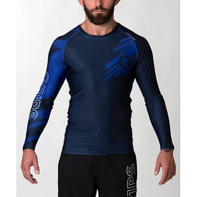 Gr1ps Ranked Rash Guard Blue