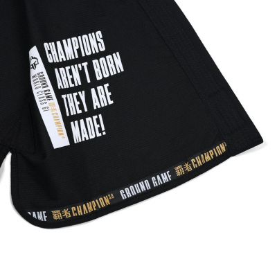 Ground Game BJJ GI Champion 3.0 Black