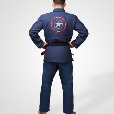 Hayabusa Captain America Gi Navy Blue