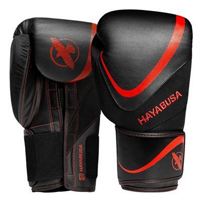 Hayabusa H5 Boxing Gloves Negro-Rojo