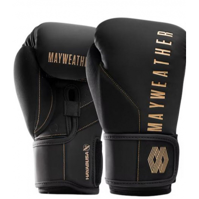 Hayabusa Mayweather Champ Boxing Gloves Fekete-Arany