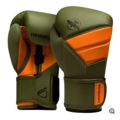 Hayabusa T3 Boxing Gloves Verde-Negro