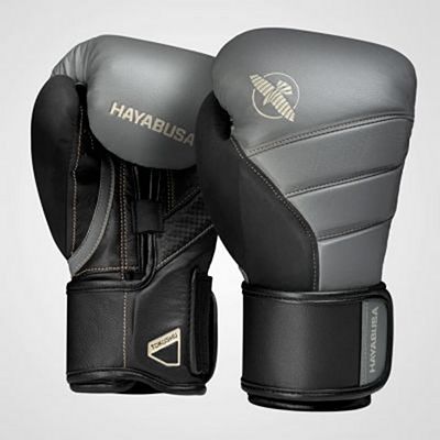 Hayabusa T3 Boxing Gloves Grey-Black