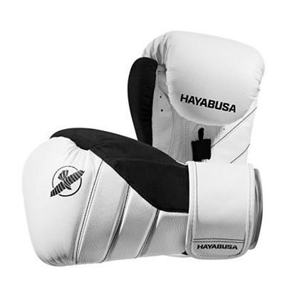 Hayabusa T3 Boxing Gloves White-Black