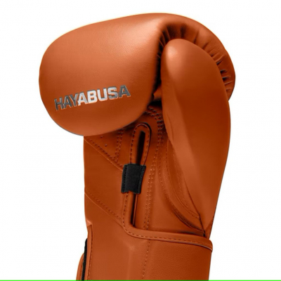 Hayabusa T3 Kanpeki Boxing Gloves Brown-Orange