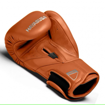 Hayabusa T3 Kanpeki Boxing Gloves Brown-Orange