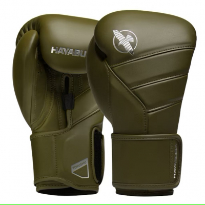 Hayabusa T3 Kanpeki Boxing Gloves Verde-Marrone