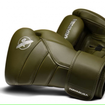 Hayabusa T3 Kanpeki Boxing Gloves Verde-Marrone