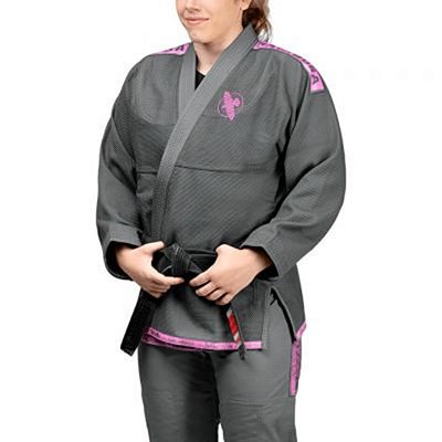 Hayabusa Women Lightweight Jiu Jitsu Gi Grey-Pink