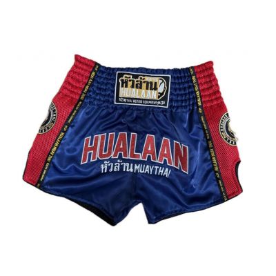 HuaLaan Calvo Muay Thai  Short Blu-Rosso