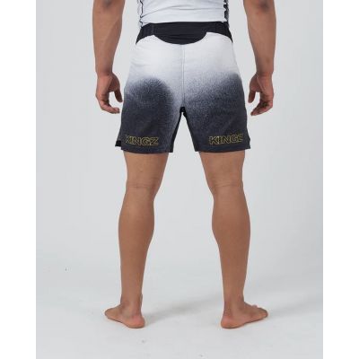 Kingz Galaxy Performance Series Shorts Bianco-Grigio