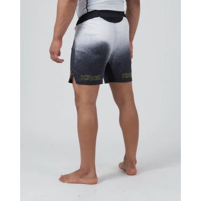 Kingz Galaxy Performance Series Shorts Branco-Cinza