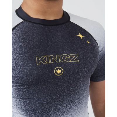 Kingz Galaxy Rashguard Bianco-Grigio