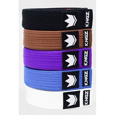 Kingz Gi Material Premium Belt Branco