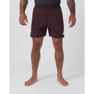 Kingz Hybrid Shorts Negro-Rojo