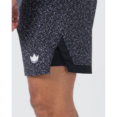 Kingz Hybrid Shorts Preto-Branco