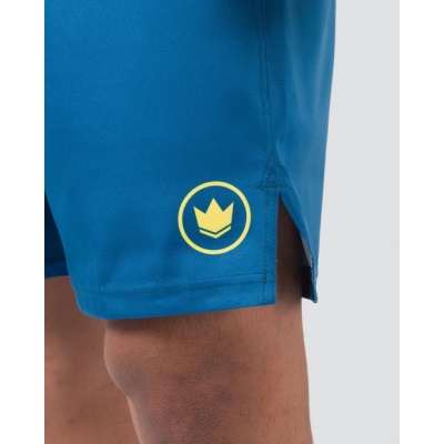 Kingz MI-K Roots Onca Pintada Shorts Blu